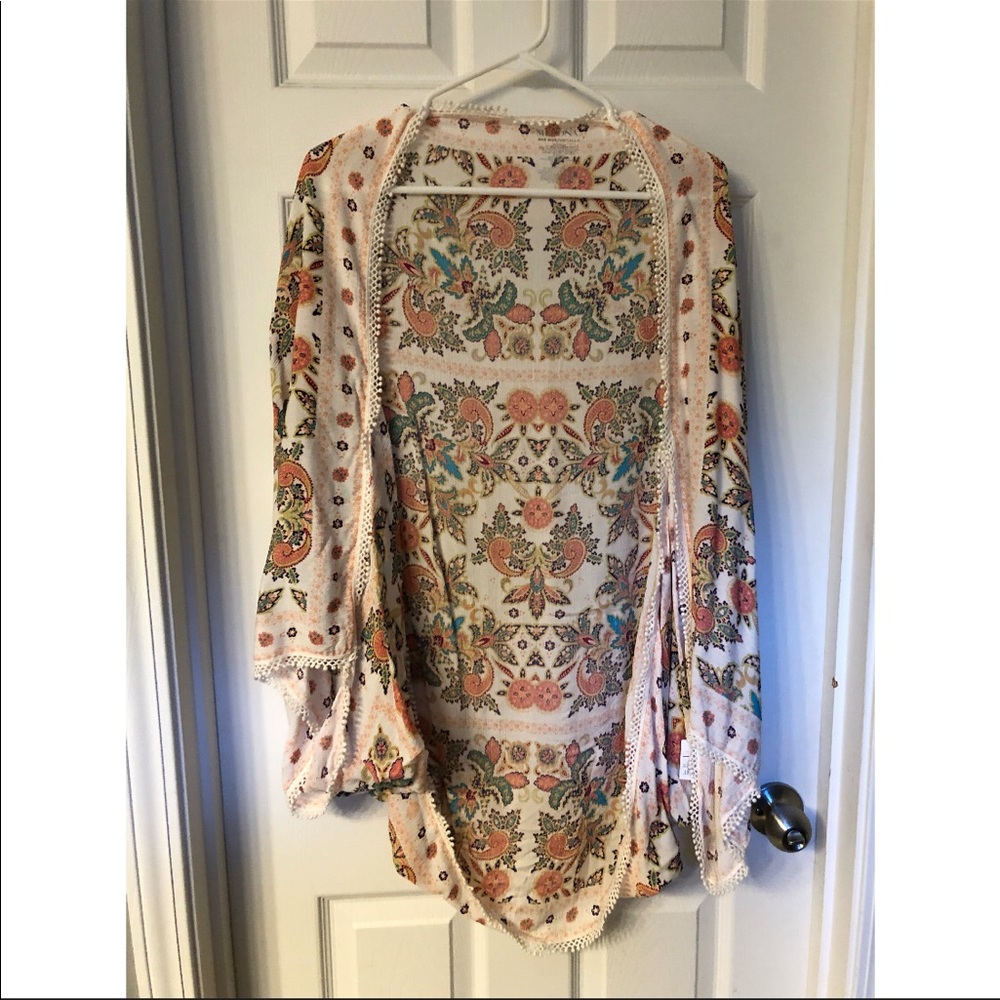 Bohemian kimono shawl